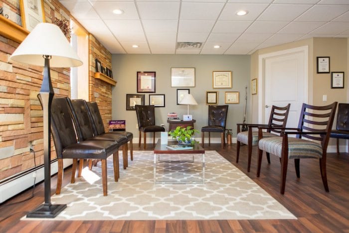 Levesque Dentistry office waiting room