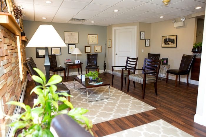 Levesque Family Dental office waiting room